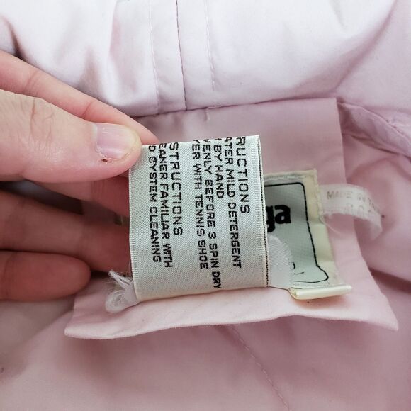 Vintage Saratoga by Wesco Quilted Housecoat Robe Womens M Pink 70s? 80s - Picture 9 of 10